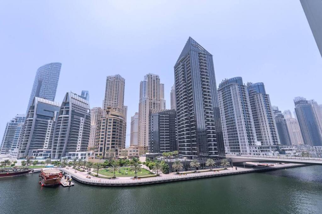 Luxury 2 Bedroom Apartment In Dubai Marina & Jbr Beach מראה חיצוני תמונה